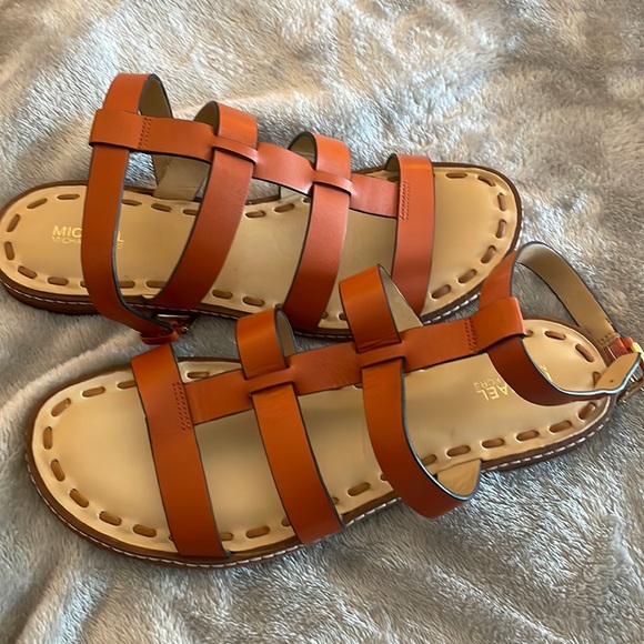 Shoes - MK gladiator sandals. Burnt Orange color, size 8